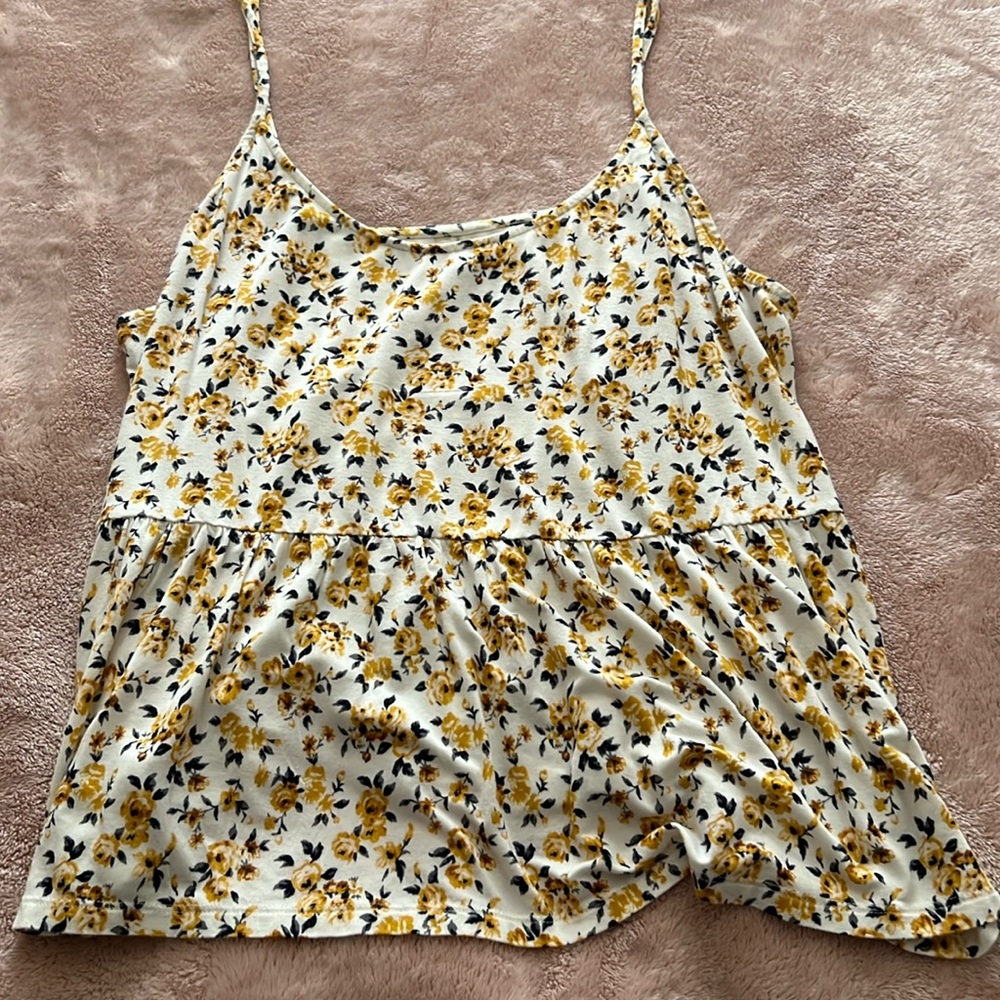 Flower tank top